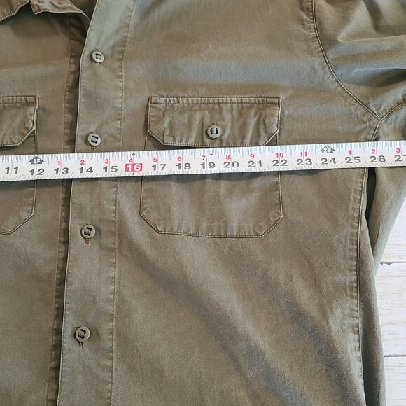 Triple Aught Tactical Green Long Sleeve Button Up Mens Shirt USA 3X Outdoor - Picture 7 of 8